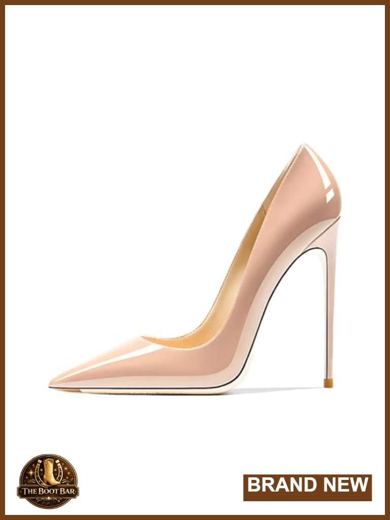 Women's Pointed Toe Stiletto Heels 4.7" Pumps Party Wedding Shoes